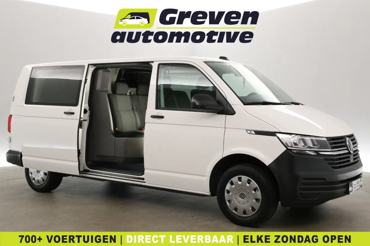 2.0 TDI L2H1 | DC | 6 Zits | Airco | Cruise | Carplay | 2xSchuifdeur | Trekhaak | Parkeersens.