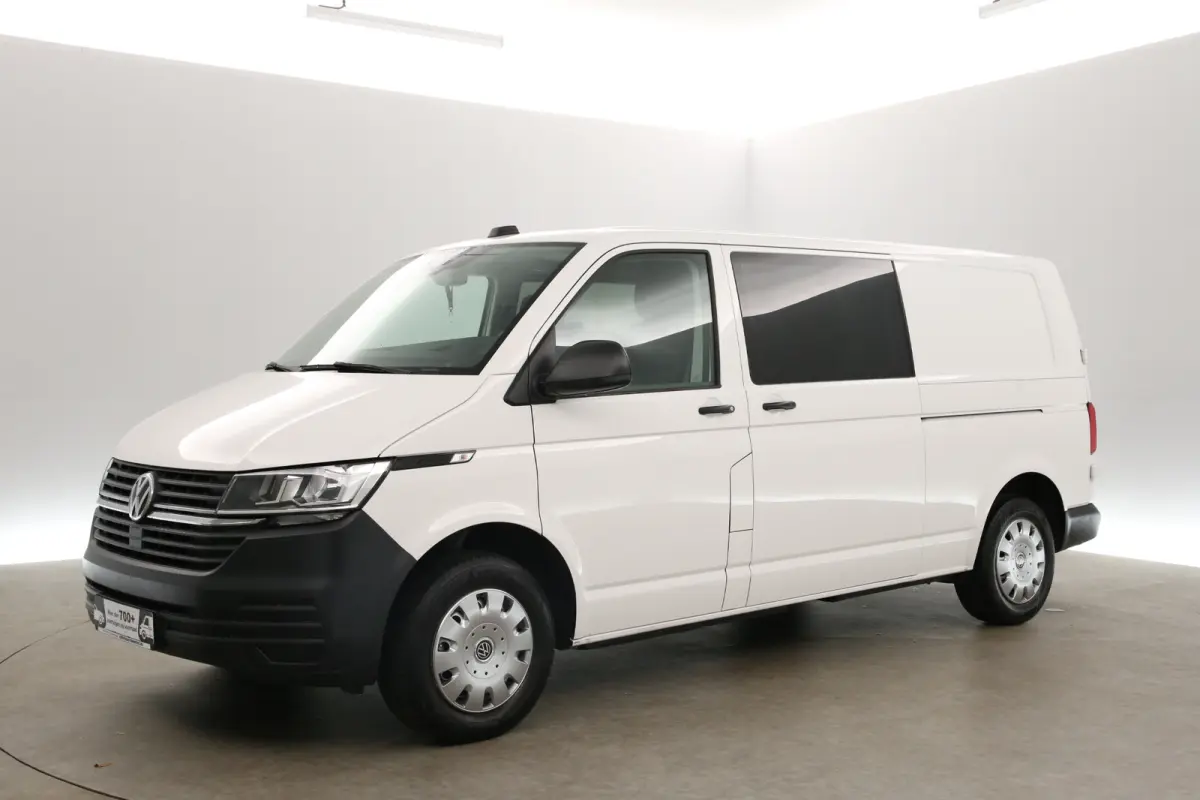 2.0 TDI L2H1 | DC | 6 Zits | Airco | Cruise | Carplay | 2xSchuifdeur | Trekhaak | Parkeersens.