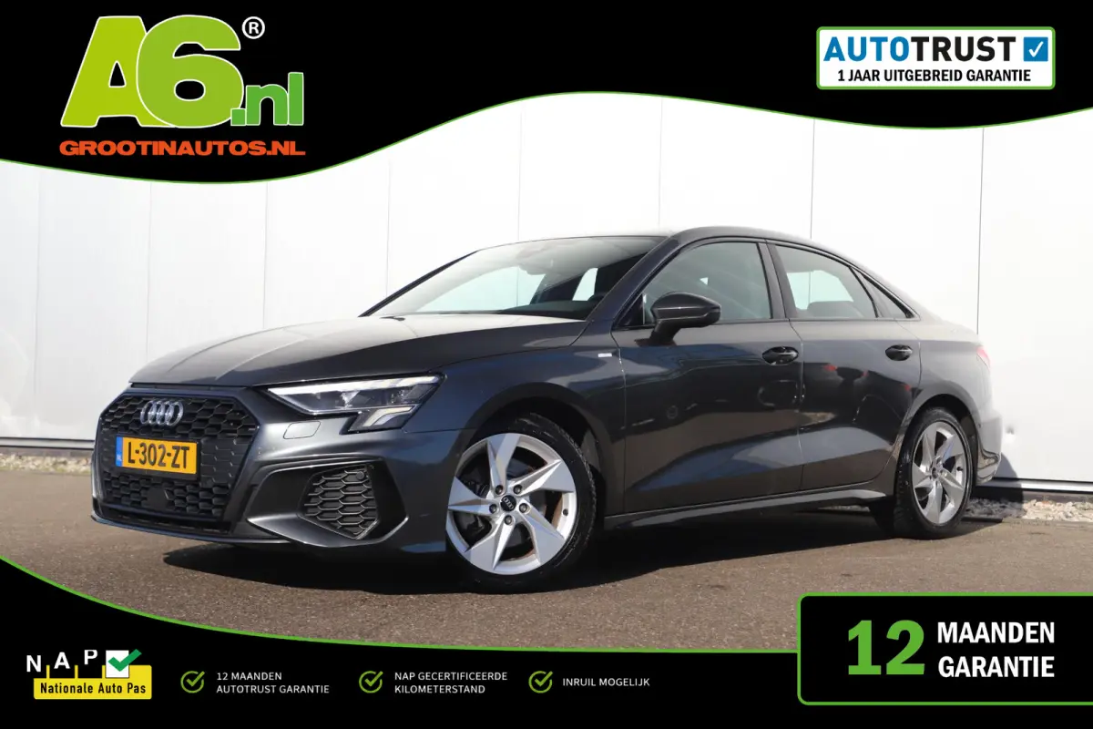 30 TFSI S edition Virtual Cockpit Half Leder Stoelverwarming LED Navigatie Achteruitrijcamera Parkeersensors Carplay S-Line Sport