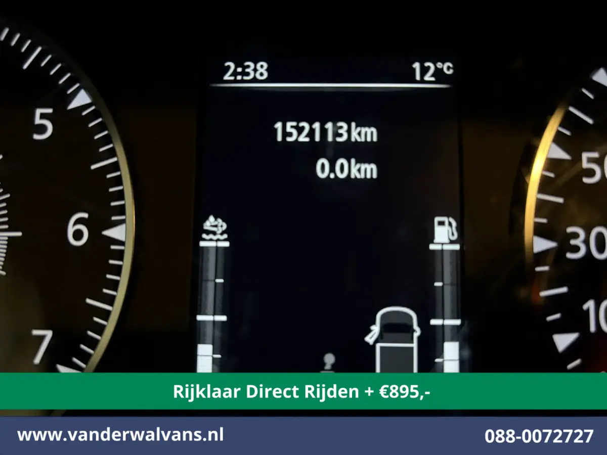 2.3 dCi 146pk Bakwagen Laadklep Euro6 *Rijklaar Direct Rijden* Airco | LED | 1000kg laadvermogen Bijrijdersbank Bijrijdersbank