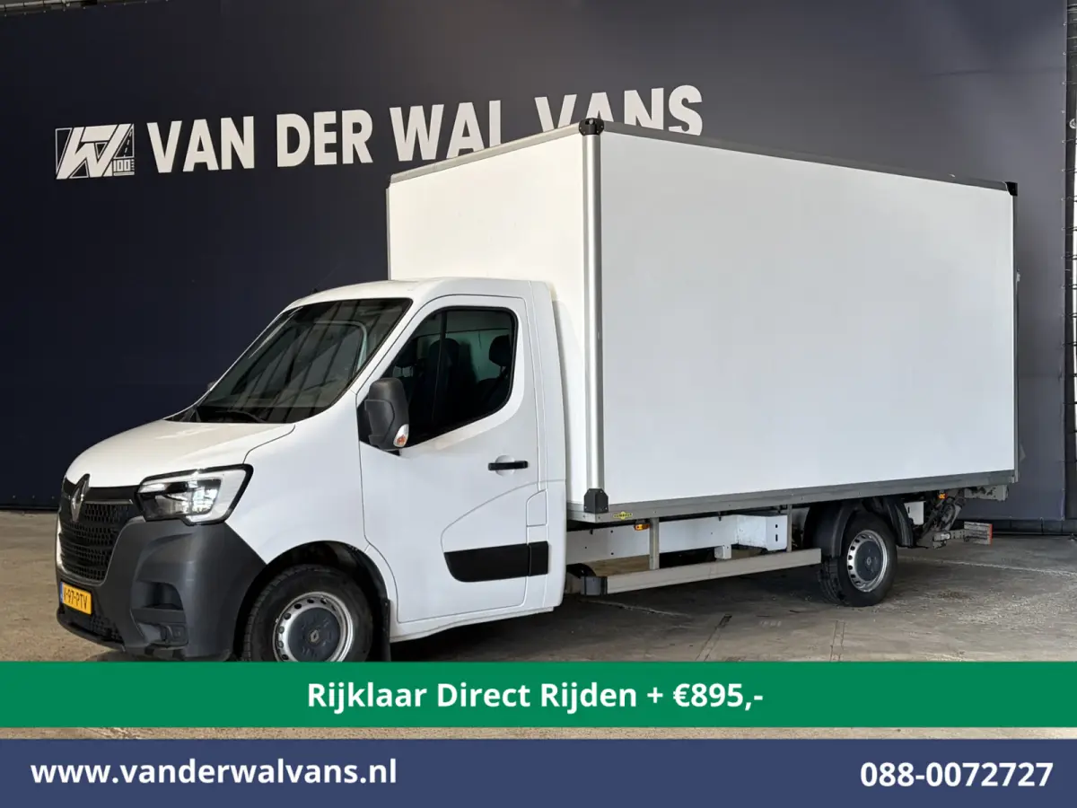 2.3 dCi 146pk Bakwagen Laadklep Euro6 *Rijklaar Direct Rijden* Airco | LED | 1000kg laadvermogen Bijrijdersbank Bijrijdersbank