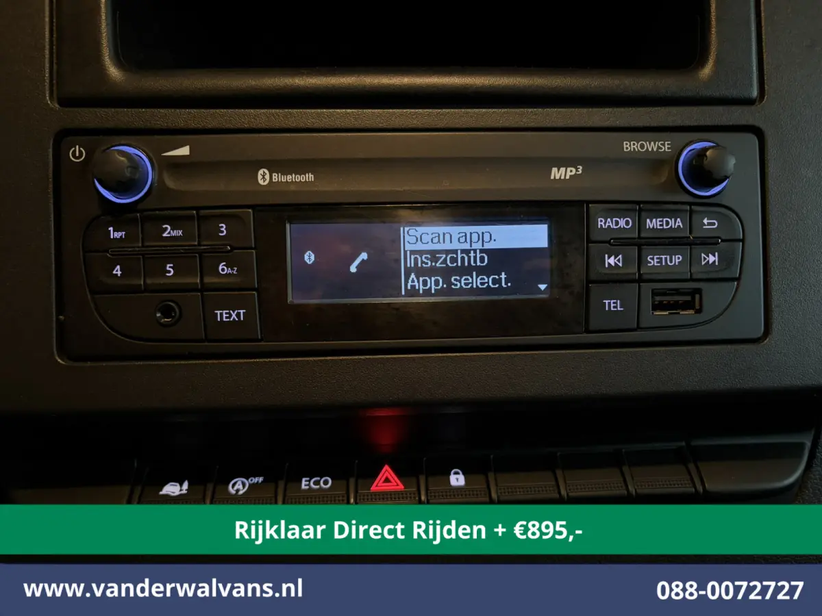 2.3 dCi 146pk Bakwagen Laadklep Euro6 *Rijklaar Direct Rijden* Airco | LED | 1000kg laadvermogen Bijrijdersbank Bijrijdersbank