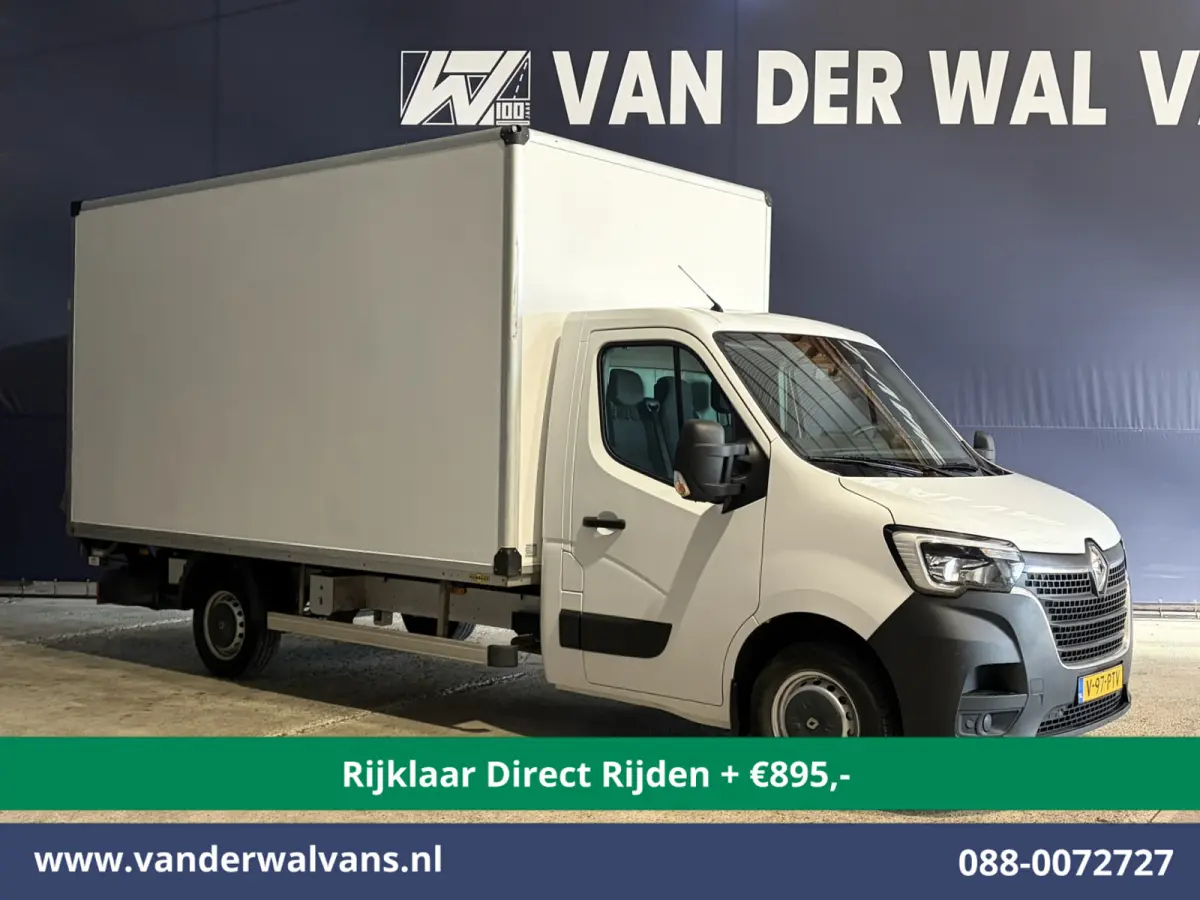 2.3 dCi 146pk Bakwagen Laadklep Euro6 *Rijklaar Direct Rijden* Airco | LED | 1000kg laadvermogen Bijrijdersbank Bijrijdersbank