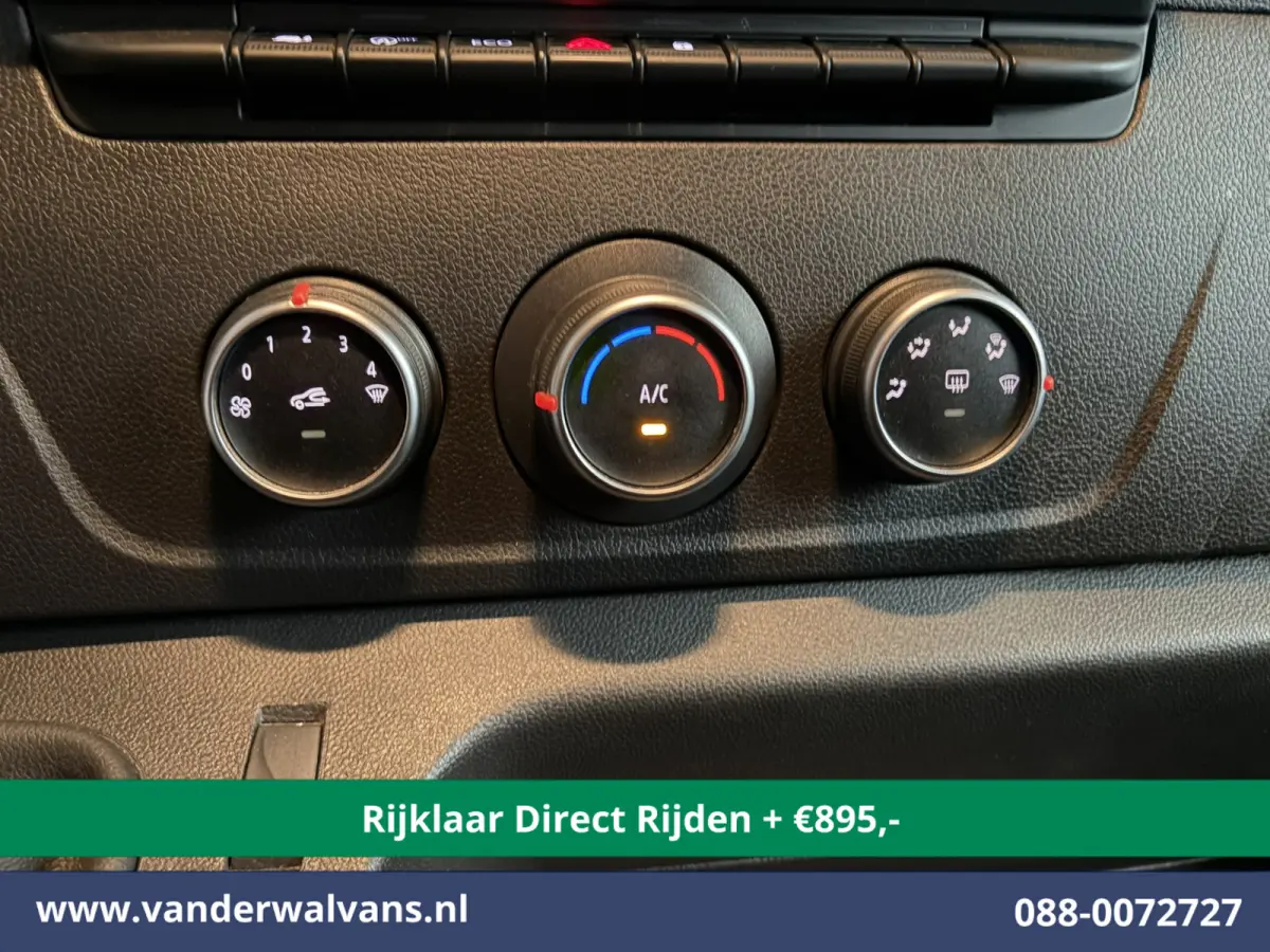 2.3 dCi 146pk Bakwagen Laadklep Euro6 *Rijklaar Direct Rijden* Airco | LED | 1000kg laadvermogen Bijrijdersbank Bijrijdersbank