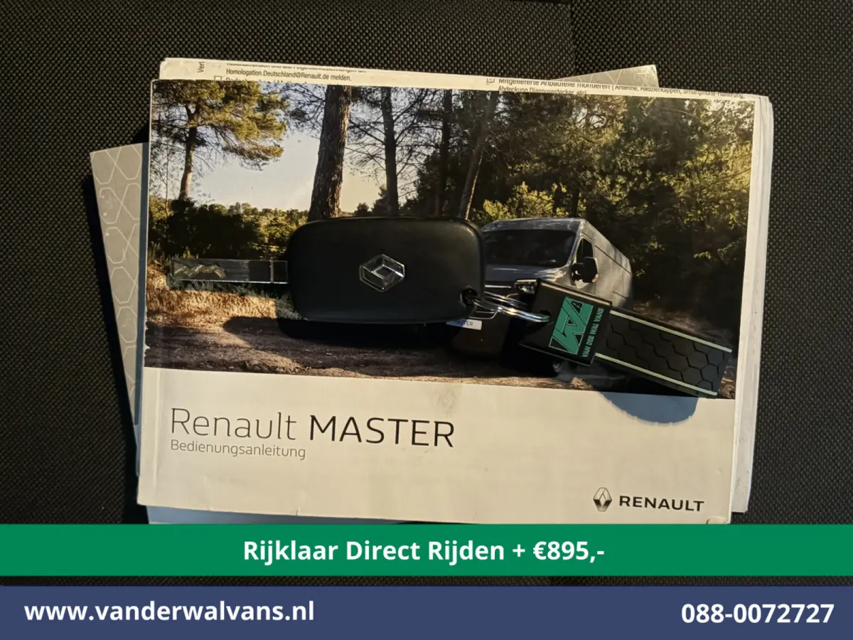 2.3 dCi 146pk Bakwagen Laadklep Euro6 *Rijklaar Direct Rijden* Airco | LED | 1000kg laadvermogen Bijrijdersbank Bijrijdersbank