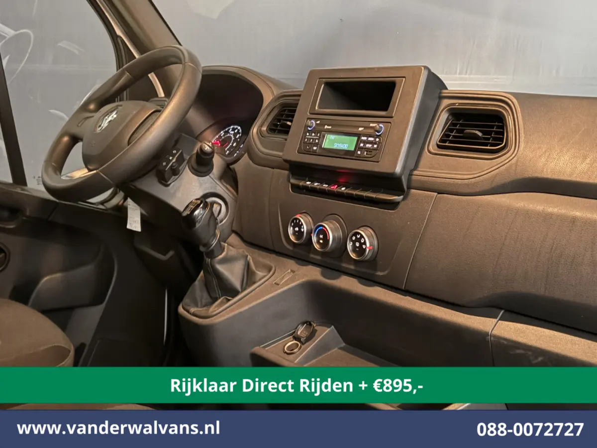 2.3 dCi 146pk Bakwagen Laadklep Euro6 *Rijklaar Direct Rijden* Airco | LED | 1000kg laadvermogen Bijrijdersbank Bijrijdersbank