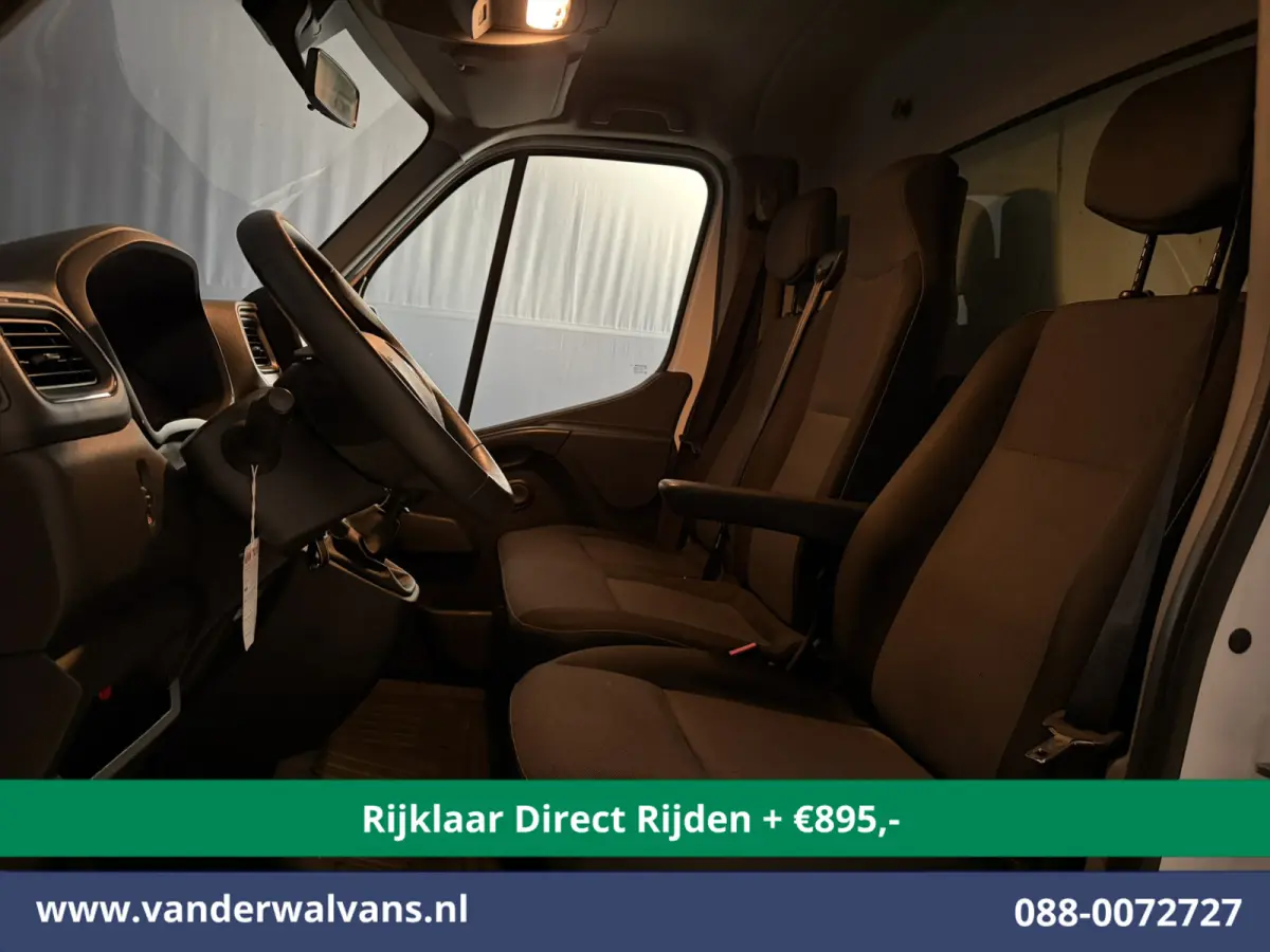 2.3 dCi 146pk Bakwagen Laadklep Euro6 *Rijklaar Direct Rijden* Airco | LED | 1000kg laadvermogen Bijrijdersbank Bijrijdersbank