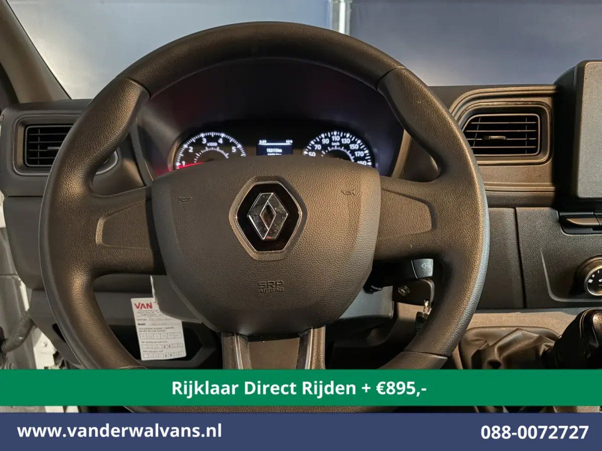 2.3 dCi 146pk Bakwagen Laadklep Euro6 *Rijklaar Direct Rijden* Airco | LED | 1000kg laadvermogen Bijrijdersbank Bijrijdersbank