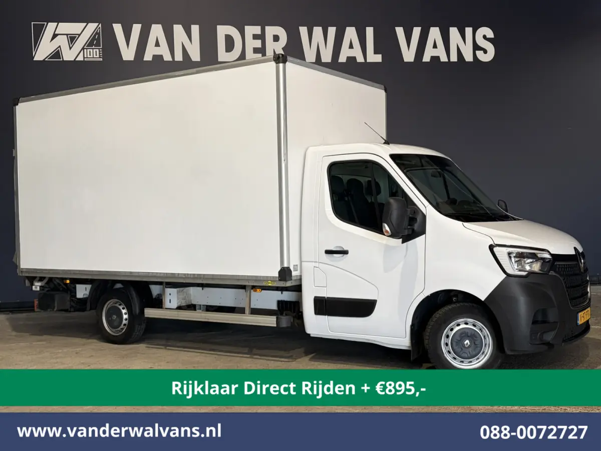 2.3 dCi 146pk Bakwagen Laadklep Euro6 *Rijklaar Direct Rijden* Airco | LED | 1000kg laadvermogen Bijrijdersbank Bijrijdersbank