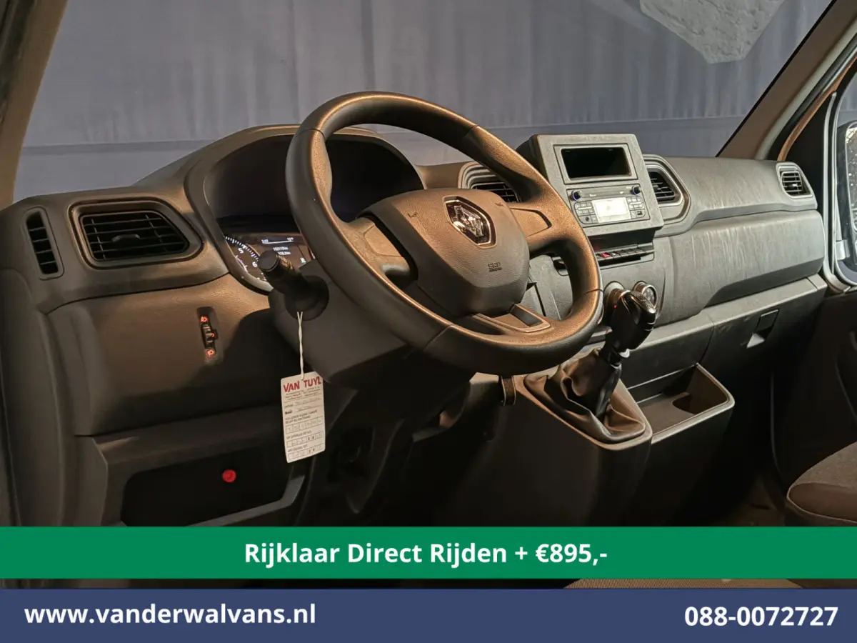 2.3 dCi 146pk Bakwagen Laadklep Euro6 *Rijklaar Direct Rijden* Airco | LED | 1000kg laadvermogen Bijrijdersbank Bijrijdersbank