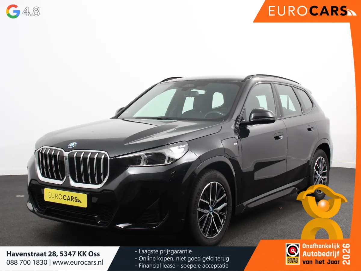 xDrive25e M-Sport Trekhaak Navigatie Apple CarPlay Android Auto Camera Parkeerhulp Adaptive Cruise Control Dodehoekdetectie Stoelverwarming Full Led Leder Keyless entry Climate Control Licht