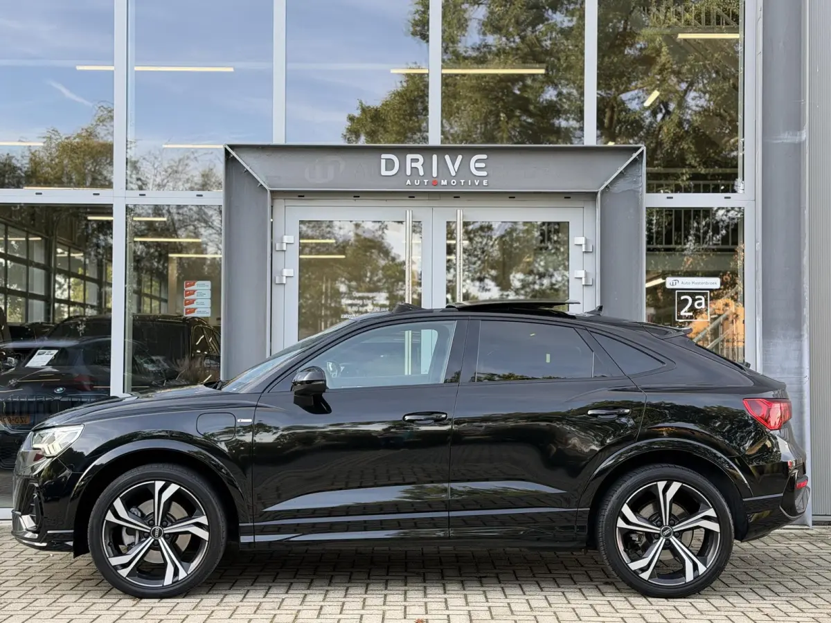 45 TFSI e S-Line |Pano|Leer|Memory|Sfeer|20"|Trekhaak|Optiek Zwart Plus