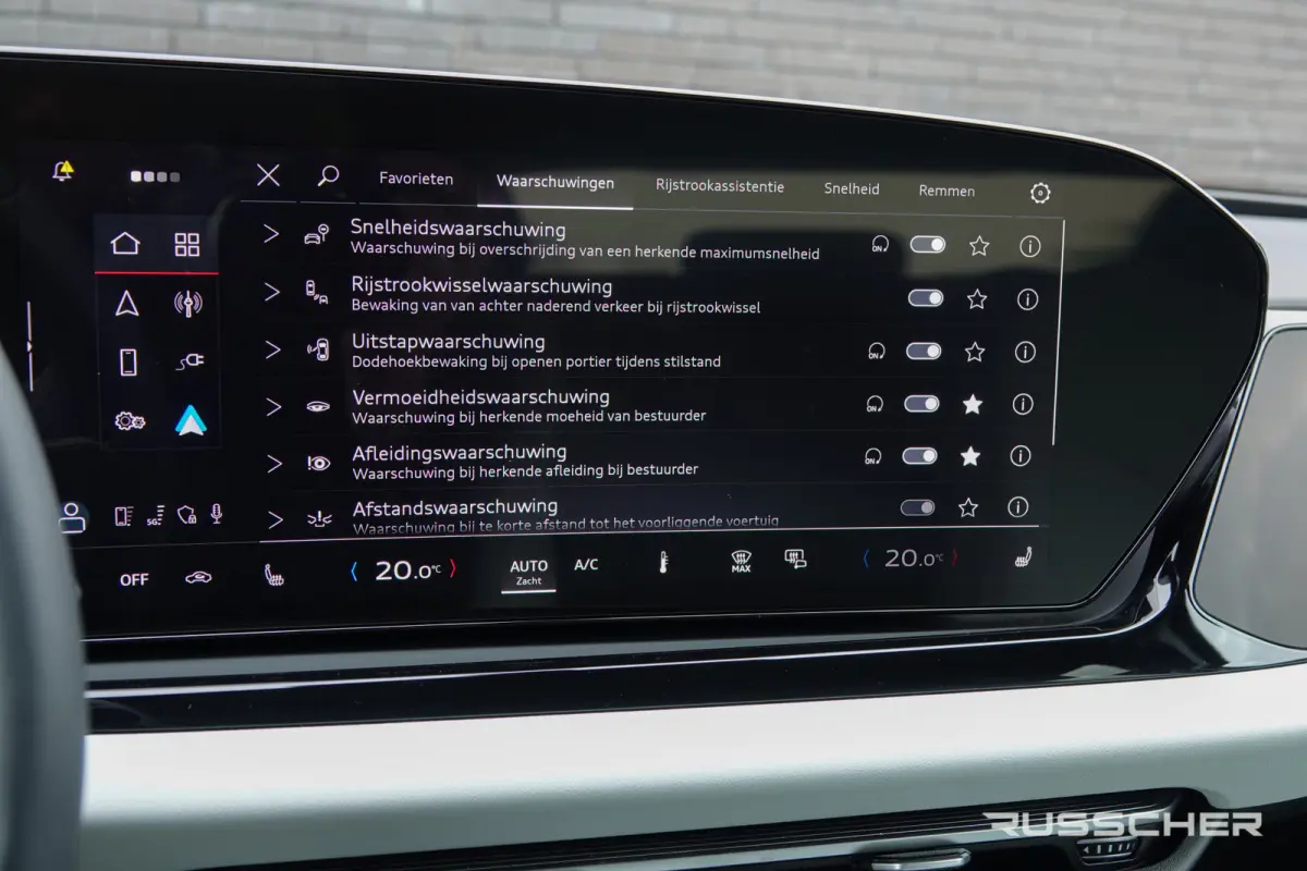 e-hybrid 299Pk | Advanced | Quattro | Plug-in Hybrid | MMI Bijrijdersdisplay | 360° Camera | Leder | 21''