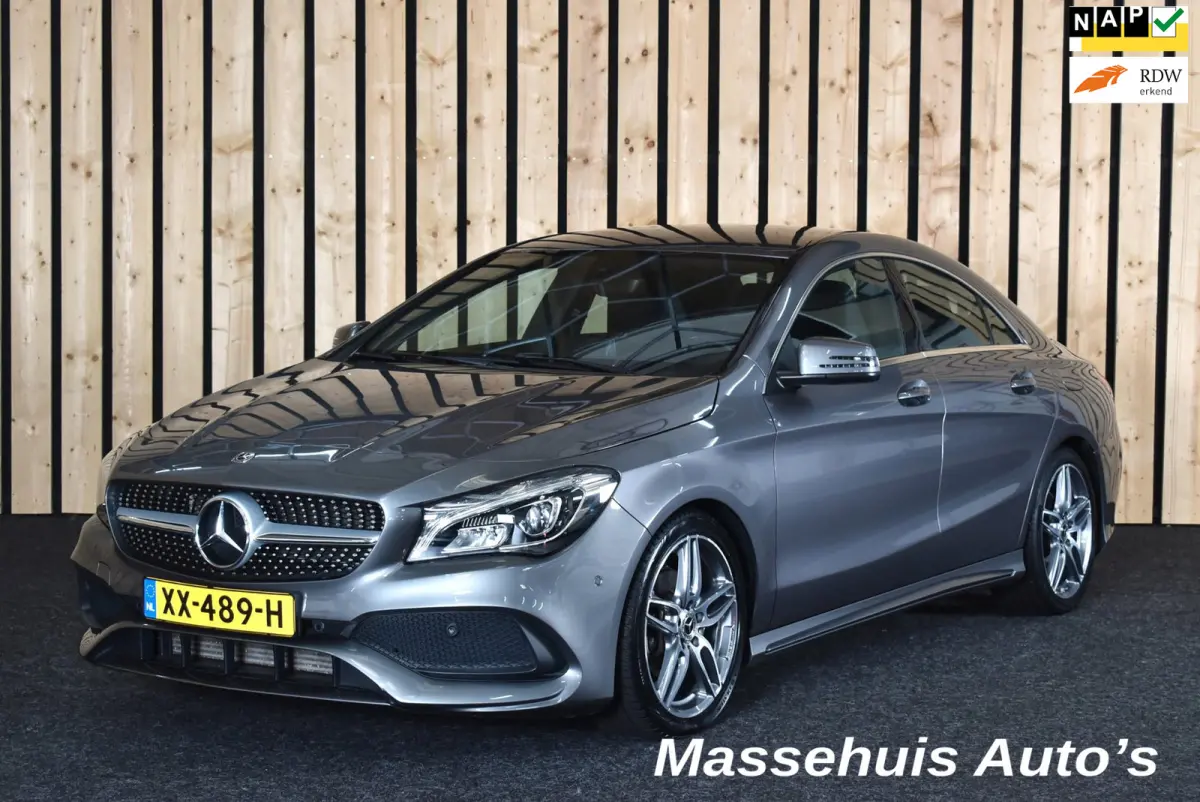 180 AMG 62dkm Trekhaak Dealerauto NL-auto LED Stoelverw. 18"4S + Nwe APK