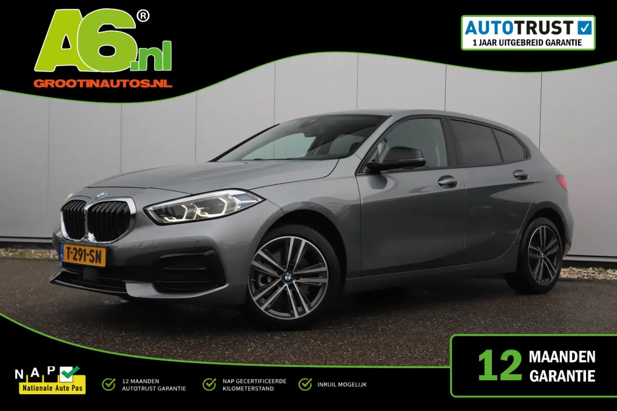 118i Automaat LMV Sportstoelen Half Leder Virtual Cockpit Navigatie Draadloos Carplay Sfeerverlichting Sport Velgen