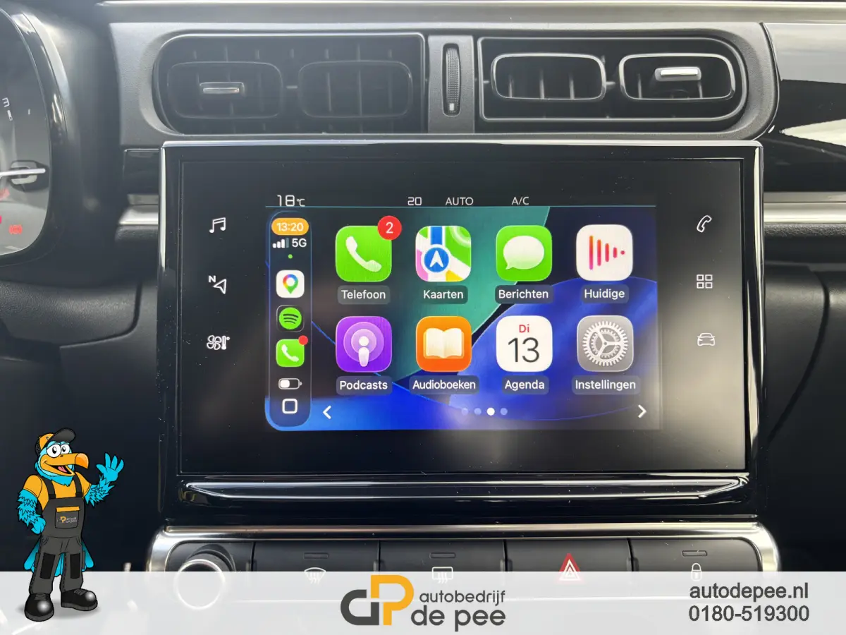 1.2 PureTech S&S Feel Edition GARANTIE/CRUISE/CLIMA/CARPLAY/PARK.SENSOR/EL.RAMEN rijklaarprijs!