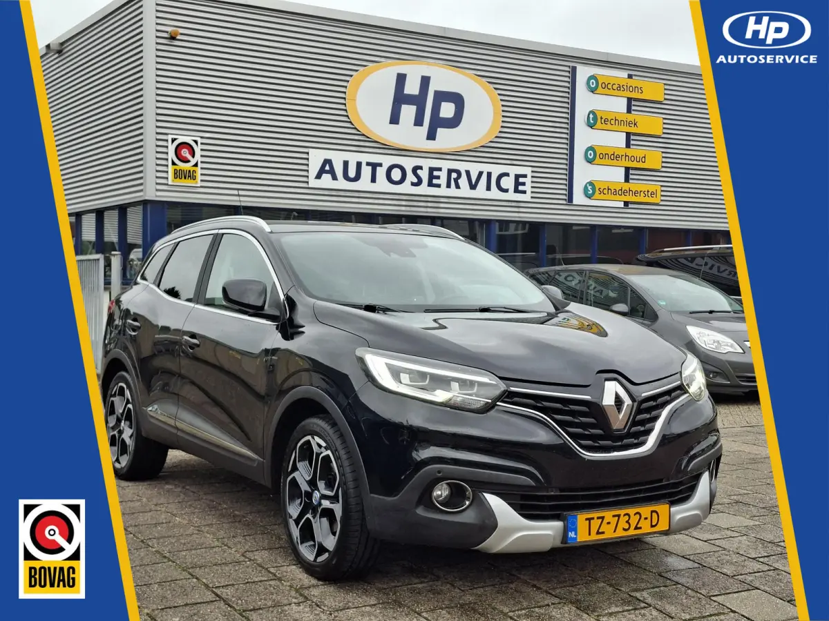 Kadjar TCe Panoramadak/Trekhaak/Carplay/Camera/Navigatie/Parkeersensoren v+a/19inch LM/Privacy Glass