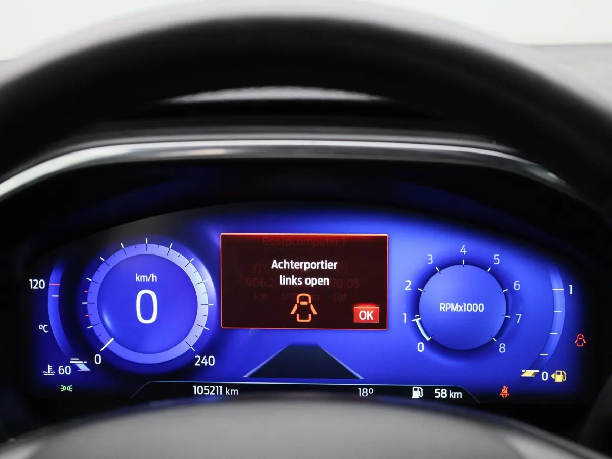 1.0 EcoBoost Hybrid Active X Business | Elektrische Achterklep | Navigatie | Achteruitrijdcamera | B&O Audiosysteem | Stoel Stuur en Voorruit Verwarming | Cruis control Adaptief |