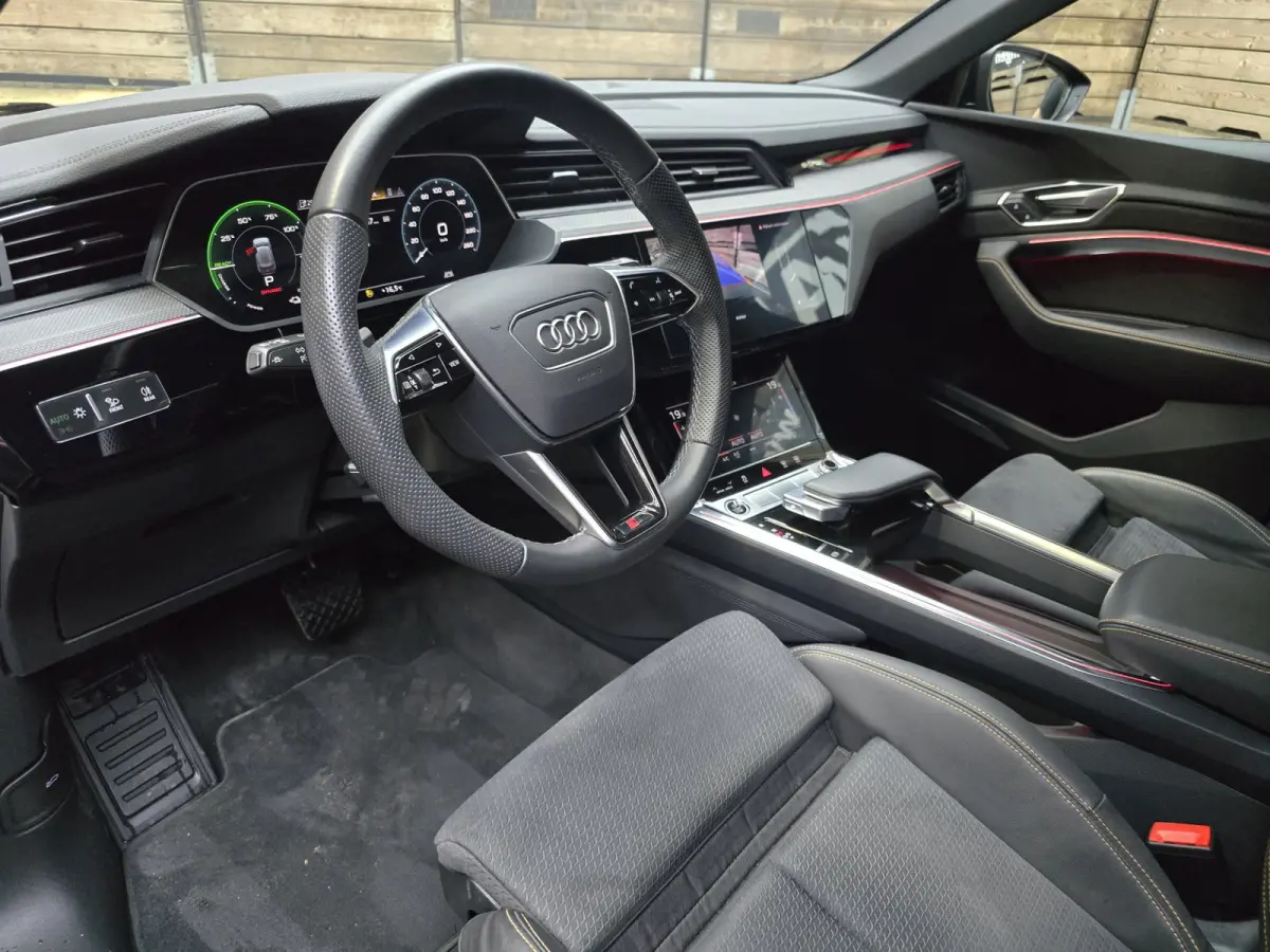 55 quattro S edition 95 kWh 2x S-Line Black Edition Camera Navi 21"LM 95.4% SOH