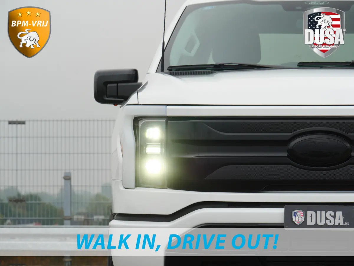 F-150 | Lighting | EV Truck 100% Elektrisch | AWD | Frunk | Ruimte | Kracht | Comfort | Ruimte | Getoonde accessoires zijn verkrijgbaar tegen meerprijs