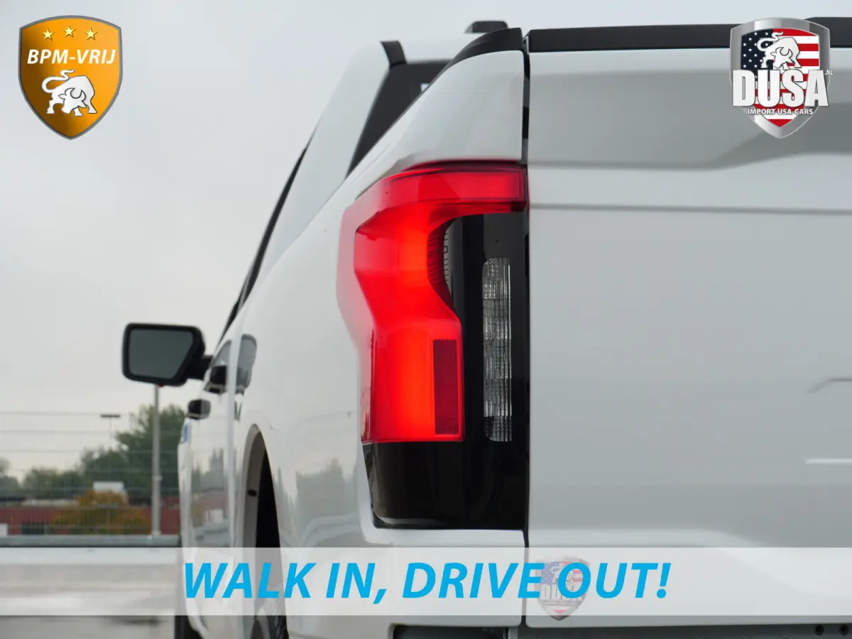 F-150 | Lighting | EV Truck 100% Elektrisch | AWD | Frunk | Ruimte | Kracht | Comfort | Ruimte | Getoonde accessoires zijn verkrijgbaar tegen meerprijs