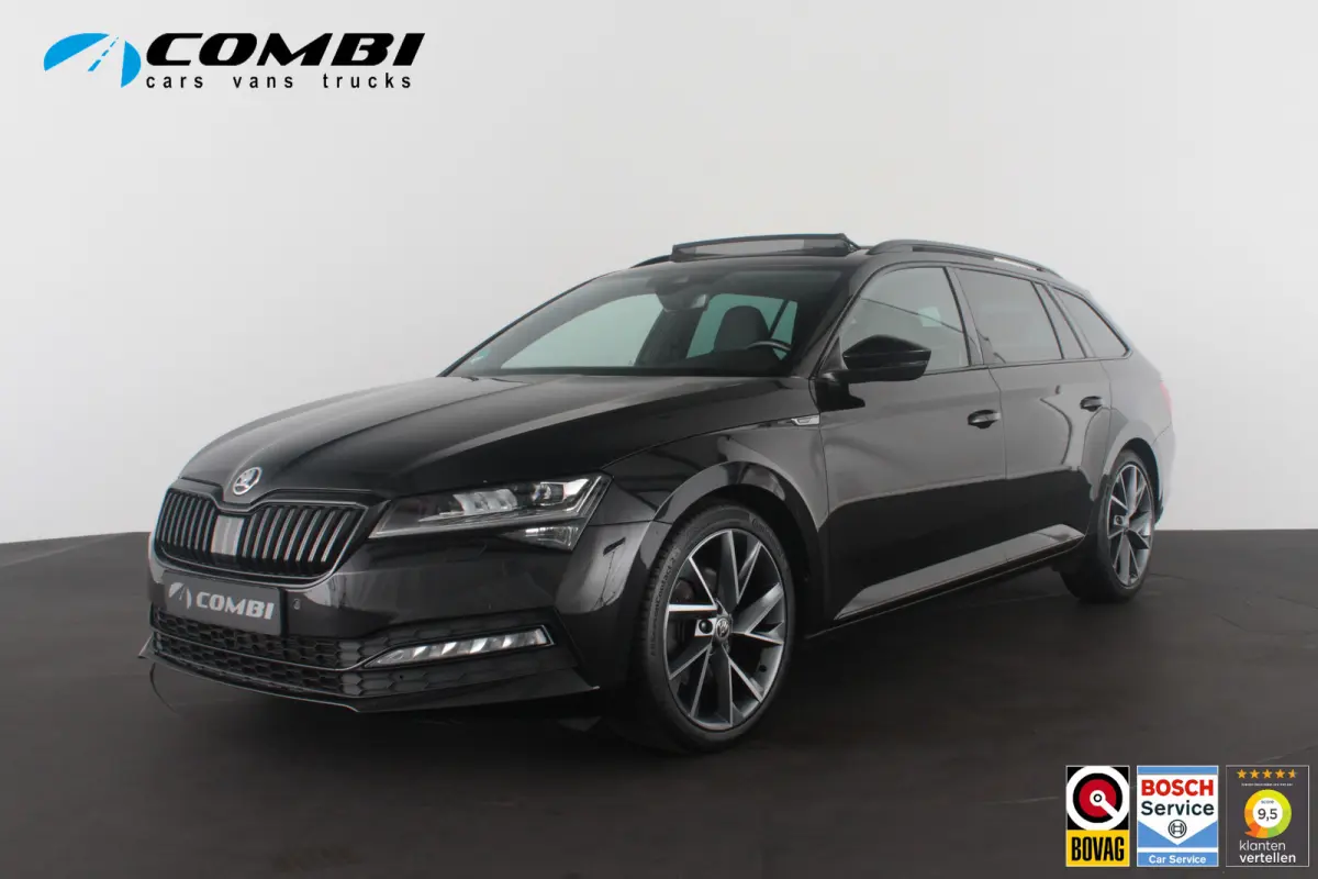2.0 TDI SportLine > 200pk/Pano.schuif/19 Inch/Stoelverwarming/All-season...