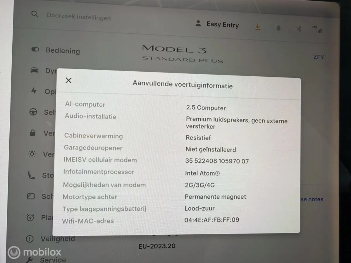 Standard RWD Plus 60 kWh ACCU NIEUW SOH 100%