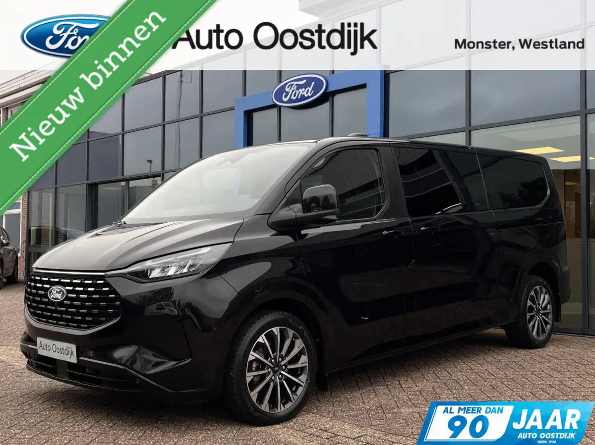 Tourneo 340 2.5 PHEV L2H1 Titanium X 233PK Emissiezonevrij!! Ex. BTW/incl. BPM 8Pers. Adaptieve Cruise Winterpack VOL leder 8 zitplaatsen verschuif/uitneembare stoelen Adaptieve Cruise Clima