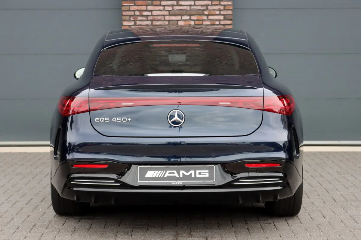 450+ AMG Line 108 kWh | Luchtvering | Hyperscreen | Achterasbesturing | Distronic | Panoramadak | Elek. Achterstoelen | Camera | Keyless Go |