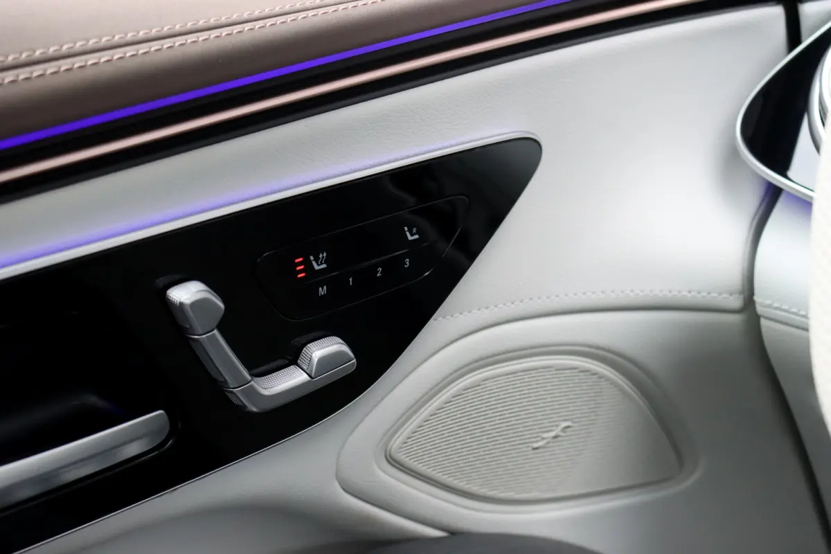 450+ AMG Line 108 kWh | Luchtvering | Hyperscreen | Achterasbesturing | Distronic | Panoramadak | Elek. Achterstoelen | Camera | Keyless Go |