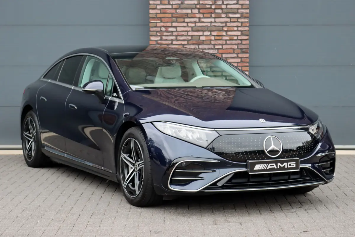450+ AMG Line 108 kWh | Luchtvering | Hyperscreen | Achterasbesturing | Distronic | Panoramadak | Elek. Achterstoelen | Camera | Keyless Go |
