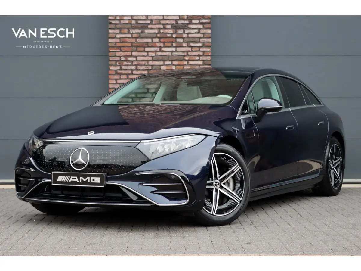 450+ AMG Line 108 kWh | Luchtvering | Hyperscreen | Achterasbesturing | Distronic | Panoramadak | Elek. Achterstoelen | Camera | Keyless Go |