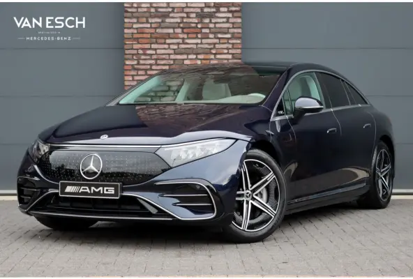 450+ AMG Line 108 kWh | Luchtvering | Hyperscreen | Achterasbesturing | Distronic | Panoramadak | Elek. Achterstoelen | Camera | Keyless Go |