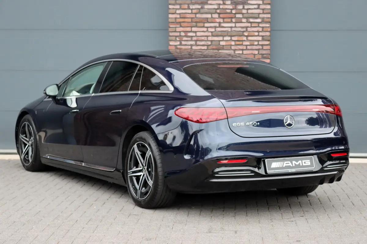 450+ AMG Line 108 kWh | Luchtvering | Hyperscreen | Achterasbesturing | Distronic | Panoramadak | Elek. Achterstoelen | Camera | Keyless Go |