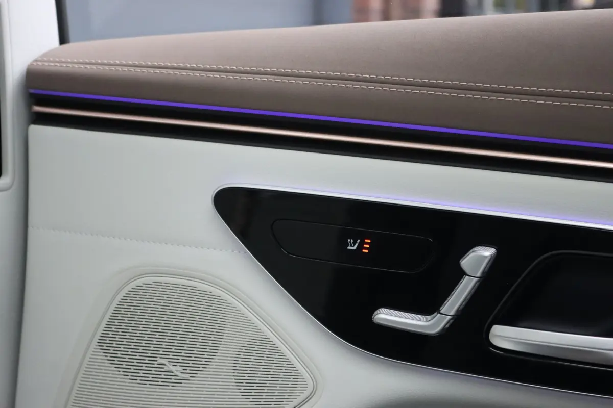 450+ AMG Line 108 kWh | Luchtvering | Hyperscreen | Achterasbesturing | Distronic | Panoramadak | Elek. Achterstoelen | Camera | Keyless Go |