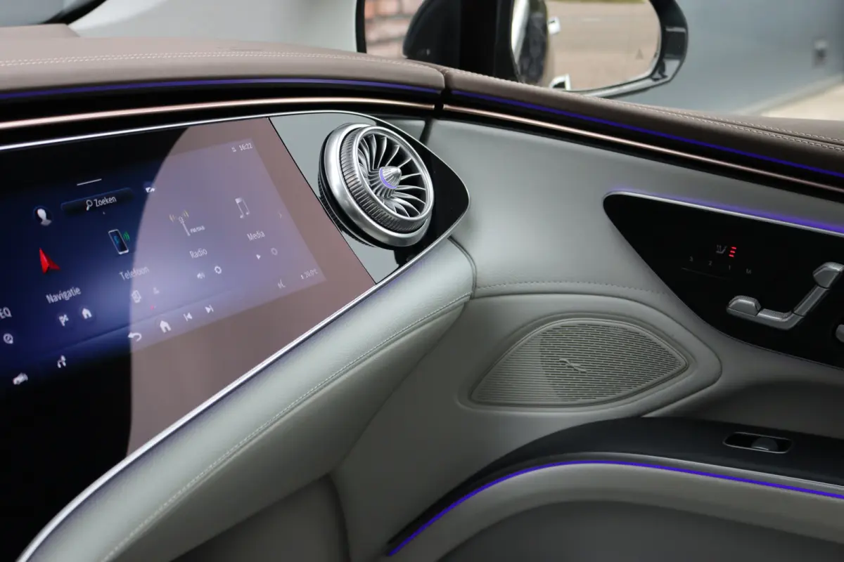 450+ AMG Line 108 kWh | Luchtvering | Hyperscreen | Achterasbesturing | Distronic | Panoramadak | Elek. Achterstoelen | Camera | Keyless Go |