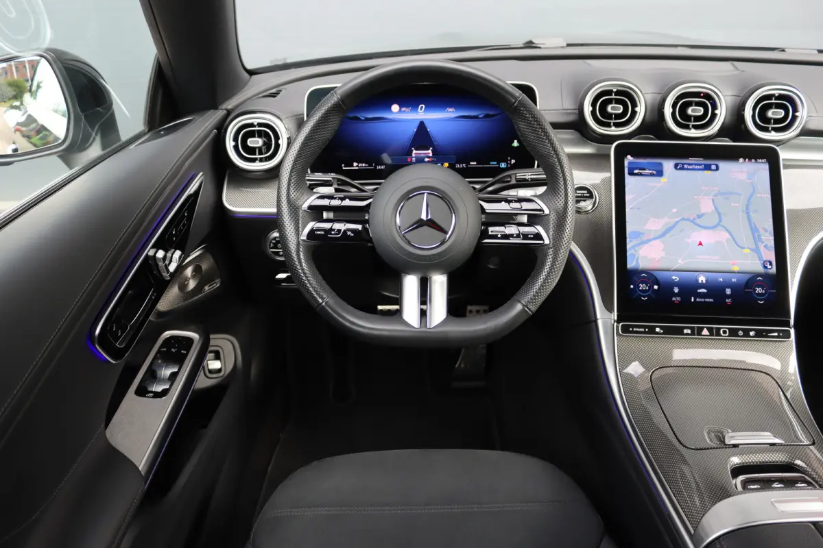 200 AMG Line | Distronic | Airscarf | Memory | Burmester | Keyless Go | Cabriocomfortpakket | Verwarmd Stuurwiel | Surround Camera |
