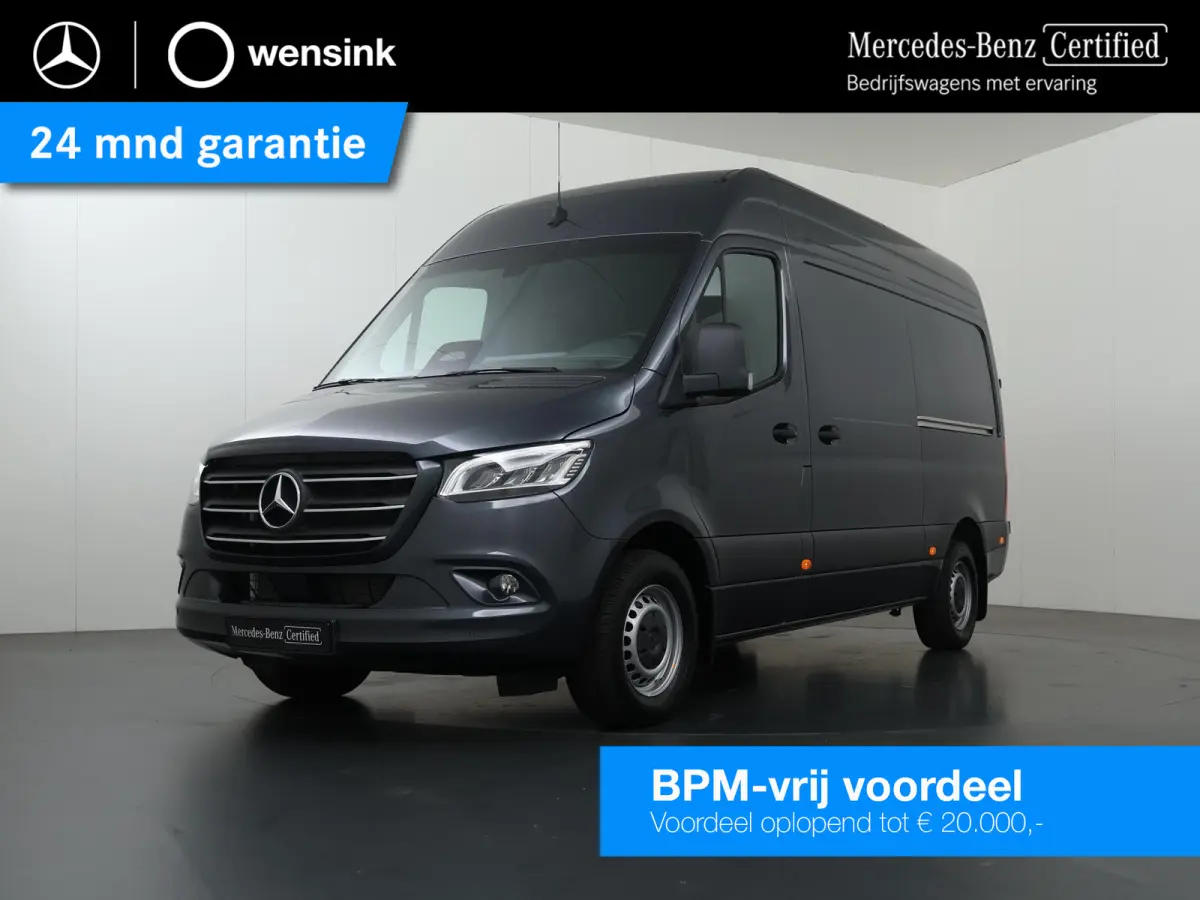 319 CDI | AUT. | L2 H2 | SCHUIFDEUR L+R | LED | NAVIGATIE | DISTRONIC | WINTERPAKKET | ALARM | APPLE CARPLAY/ANDROID AUTO | GEVEERDE BESTUURDERSSTOEL | 3500KG. AHW | BPM-VRIJ / 2024 |