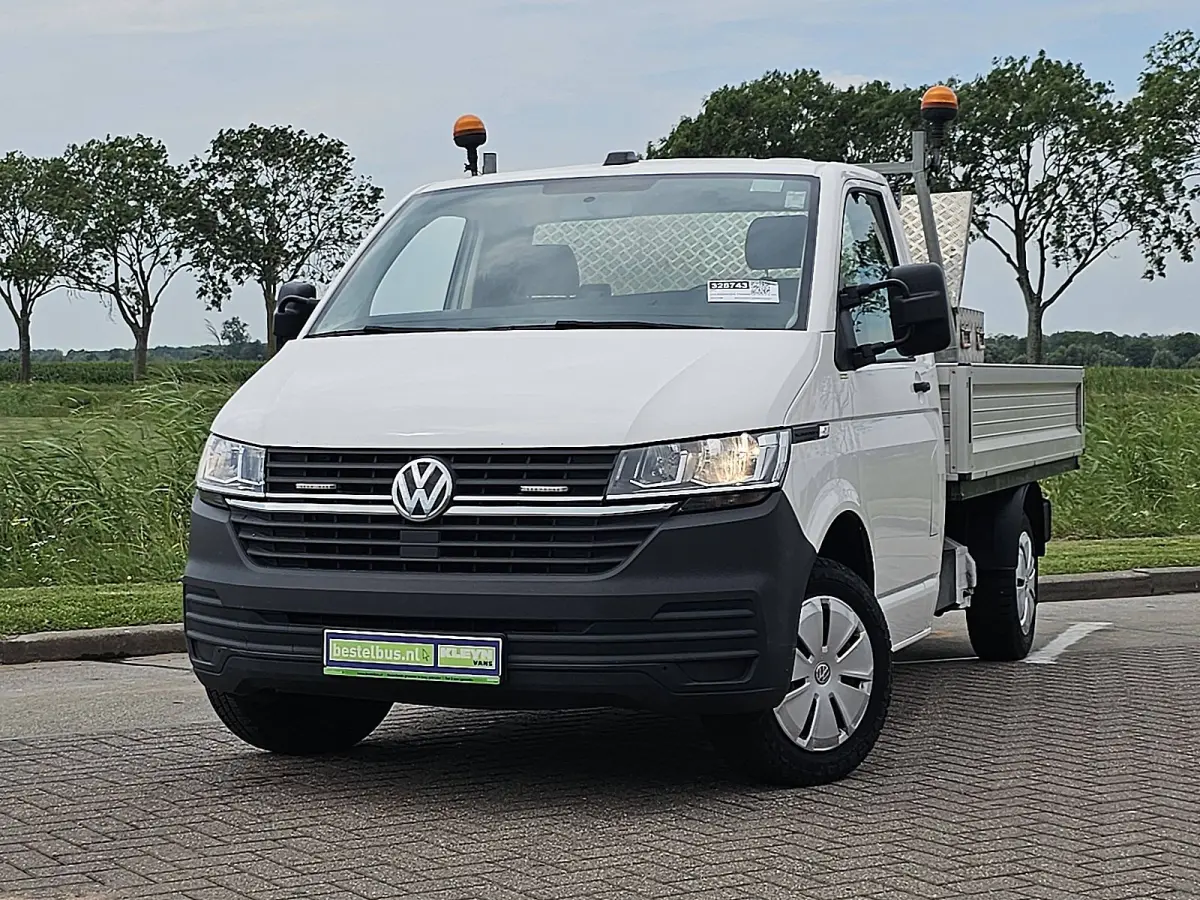 2.0 TDI L2H1 28 L2 Open-Laadbak T6.1 Airco 150Pk Euro6 Lange-Wielbasis Pick-up Trekhaak
