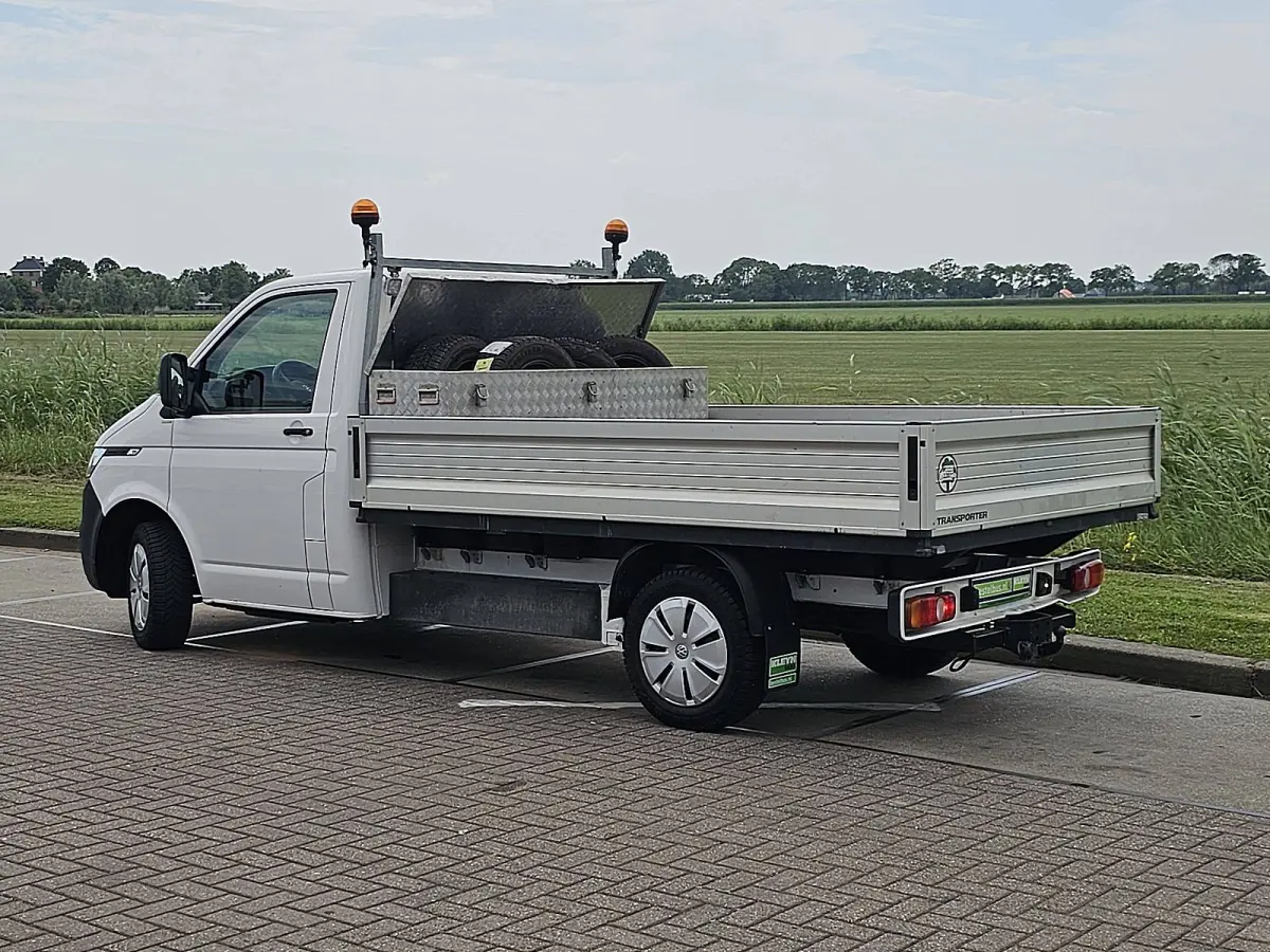 2.0 TDI L2H1 28 L2 Open-Laadbak T6.1 Airco 150Pk Euro6 Lange-Wielbasis Pick-up Trekhaak