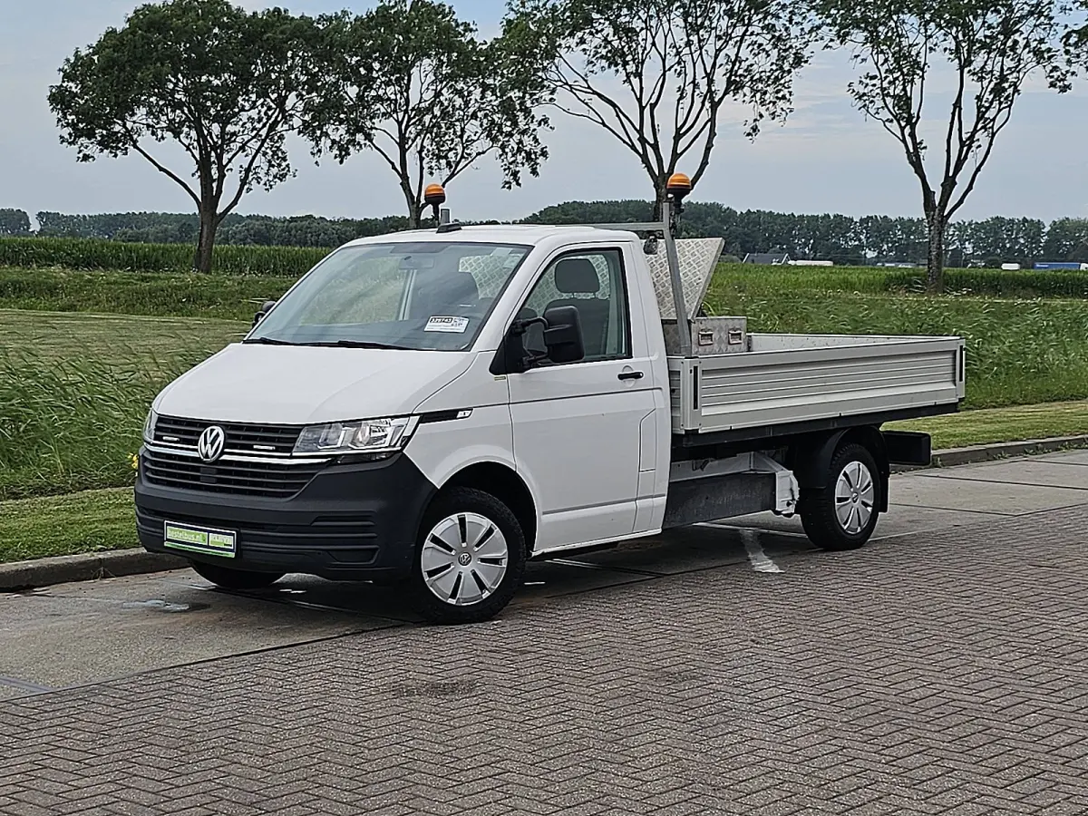 2.0 TDI L2H1 28 L2 Open-Laadbak T6.1 Airco 150Pk Euro6 Lange-Wielbasis Pick-up Trekhaak