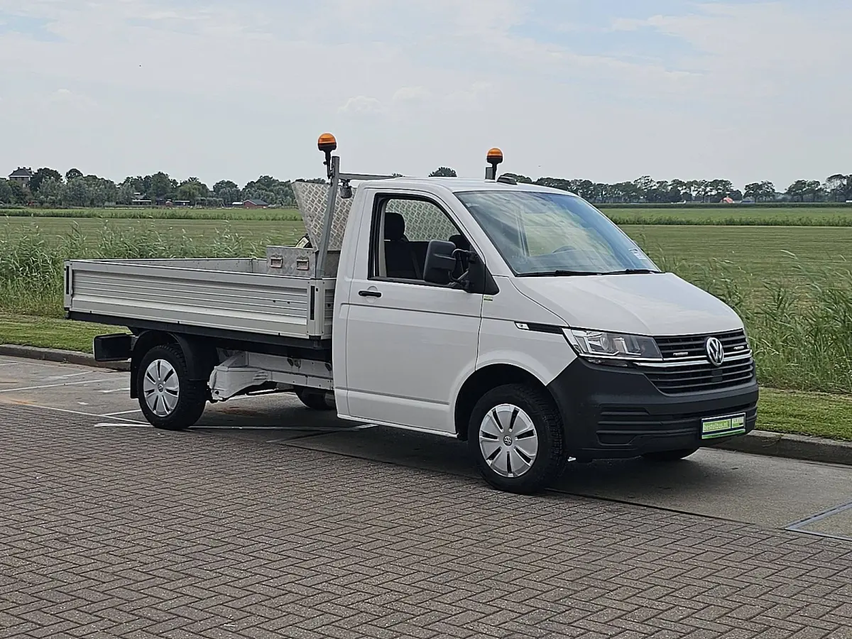 2.0 TDI L2H1 28 L2 Open-Laadbak T6.1 Airco 150Pk Euro6 Lange-Wielbasis Pick-up Trekhaak