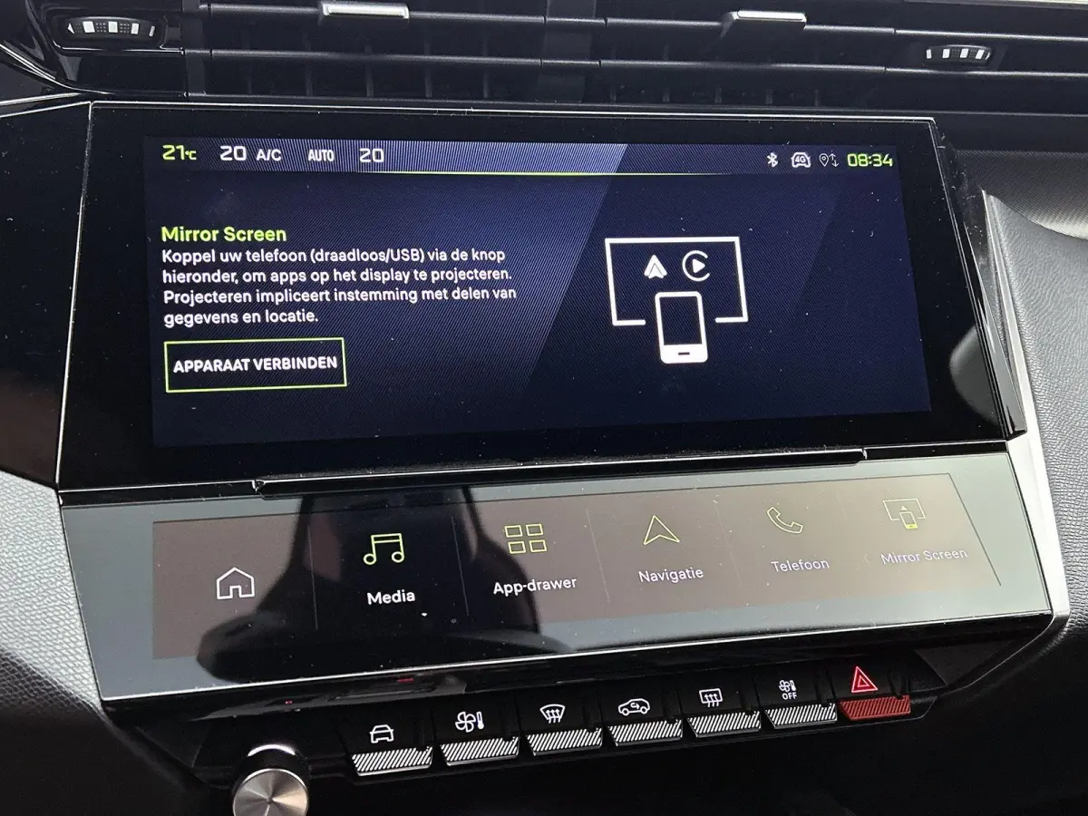 1.2 Hybrid 145pk GT Automaat | 360 Camera | Elektrische Bestuurdersstoel | Climate Control | Adaptieve Cruise Control | LED | 18"LMV | Keyless Entry/Start | Stuur/Stoelen Verwarmd | Apple Ca