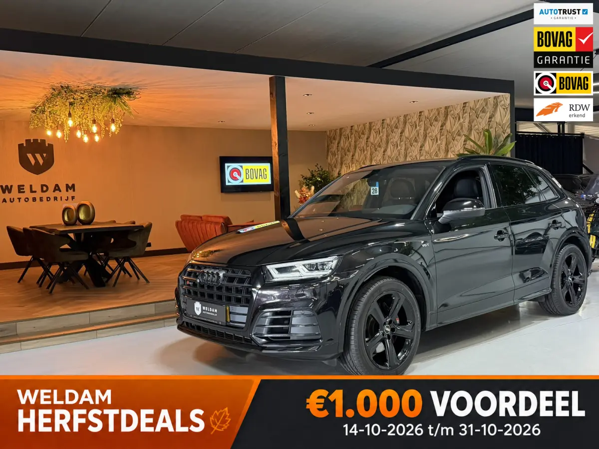 SQ5 3.0 TFSI Quattro Black Edition Garantie|354pk|V6|Carplay|Matrix LED|Camera|3-Zone Clima|Virtual Cockpit|Rijklaar