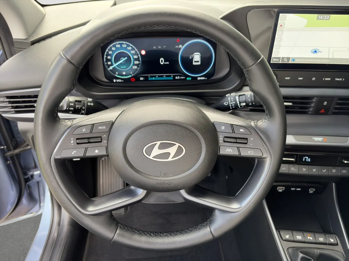 1.0 T-GDI 100pk Premium | Carplay | Climate control | Cruise control | Stoel/stuurverwarming | Camera | Parkeersensoren | DAB | Premium Audio | Lichtmetalen velgen | Navigatie