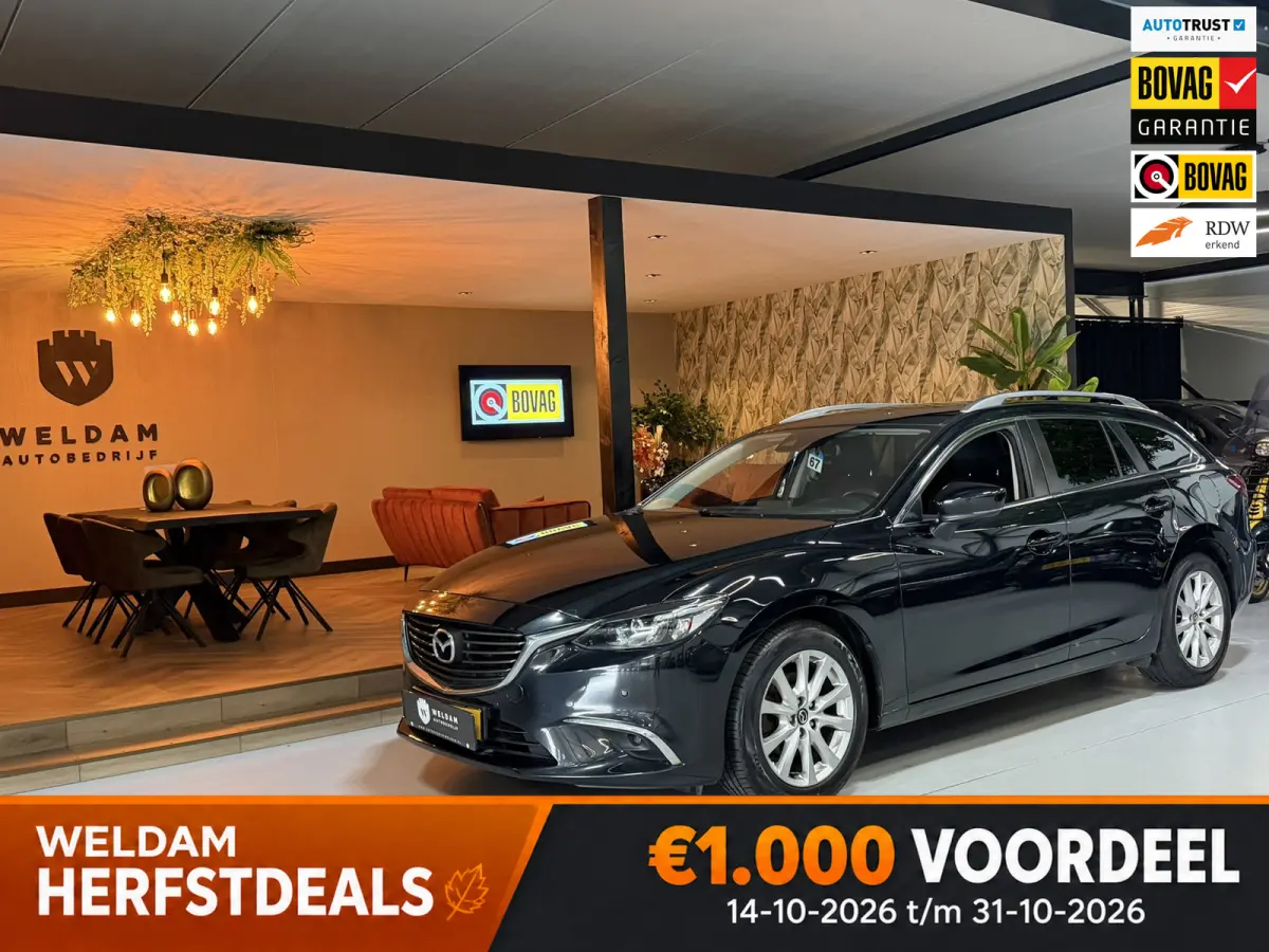 2.0 SkyActiv-G 165 Skylease+ Garantie|Keyless|StoelVW|Navi|Cruise|PDC|LED|17" Velgen|Rijklaar