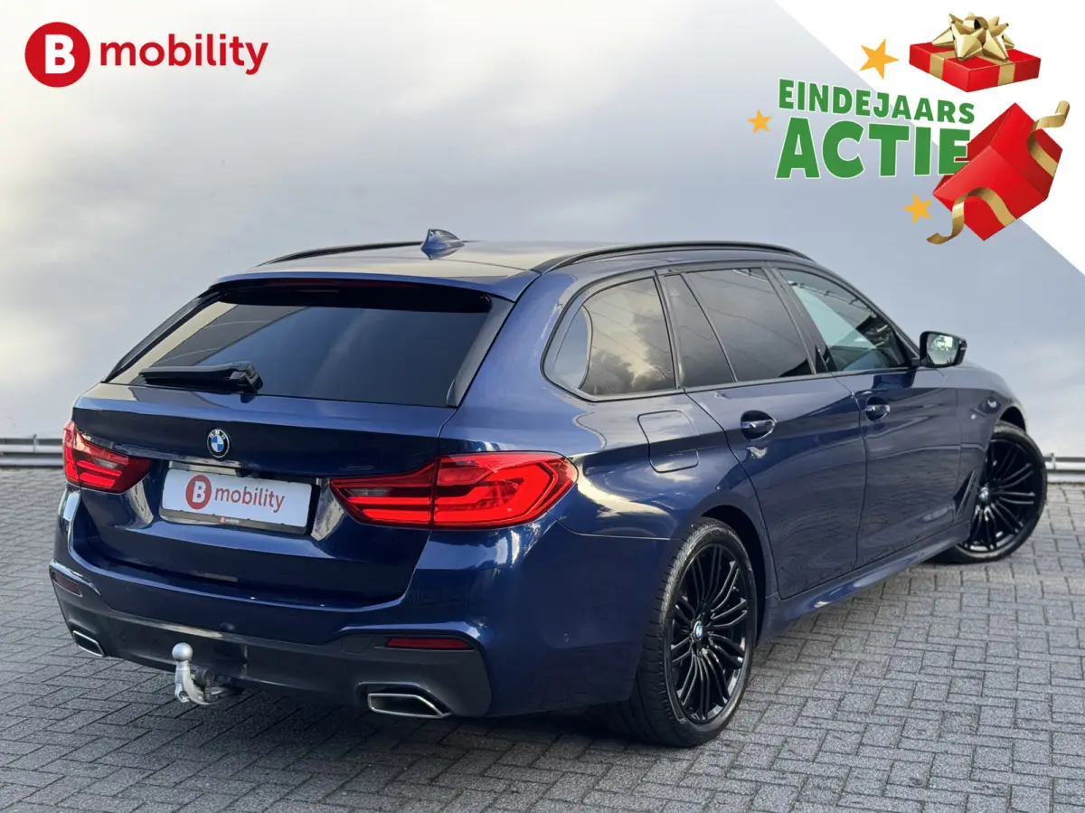 530i High Executive M-Sport 'Mediterran Blau' Trekhaak 2.000kg | Head-Up | Harman Kardon | Driving Assist. | DAB