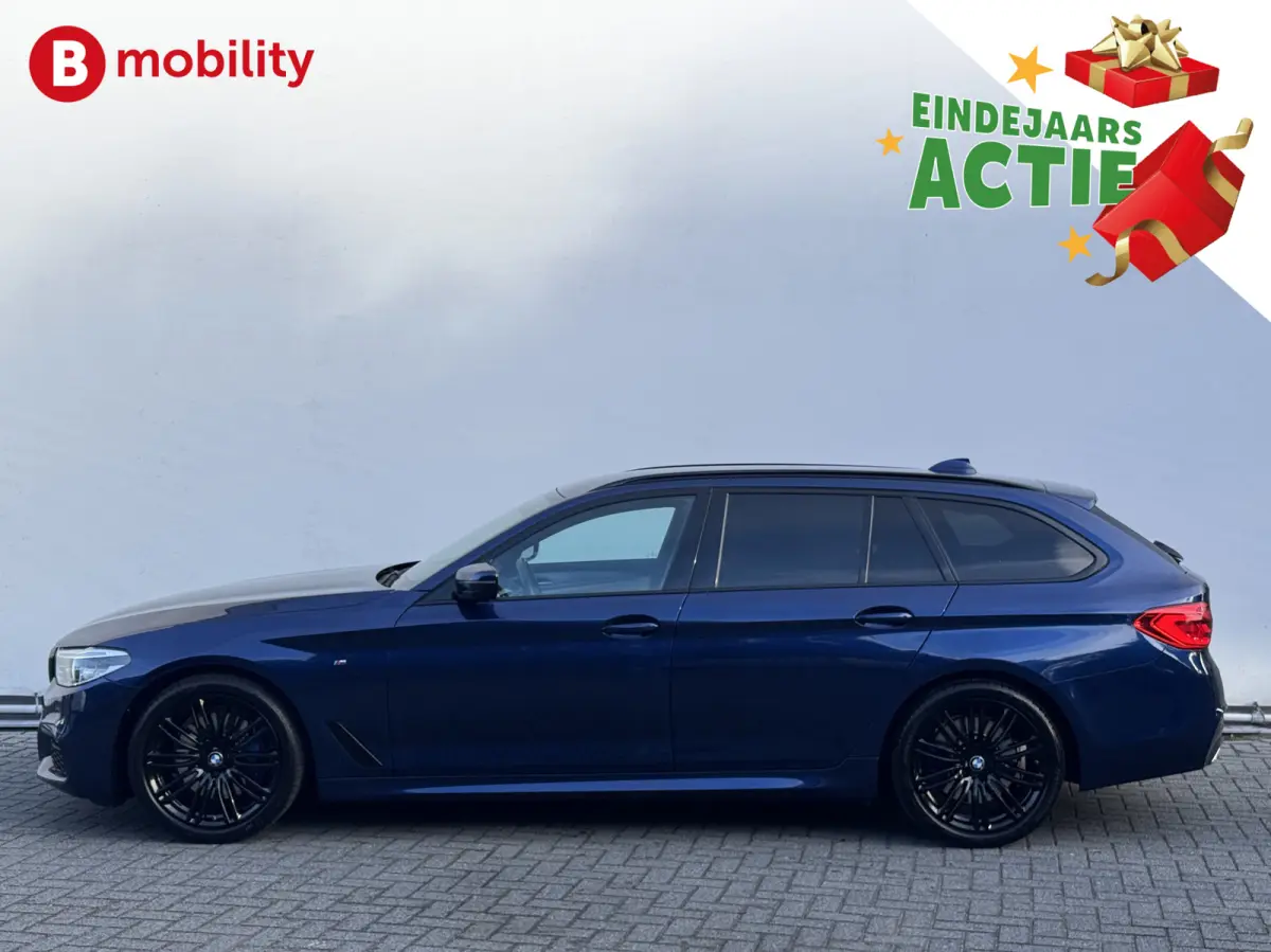 530i High Executive M-Sport 'Mediterran Blau' Trekhaak 2.000kg | Head-Up | Harman Kardon | Driving Assist. | DAB