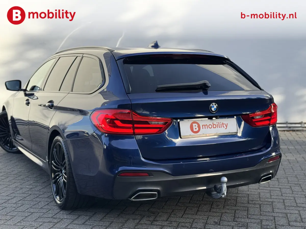 530i High Executive M-Sport 'Mediterran Blau' Trekhaak 2.000kg | Head-Up | Harman Kardon | Driving Assist. | DAB