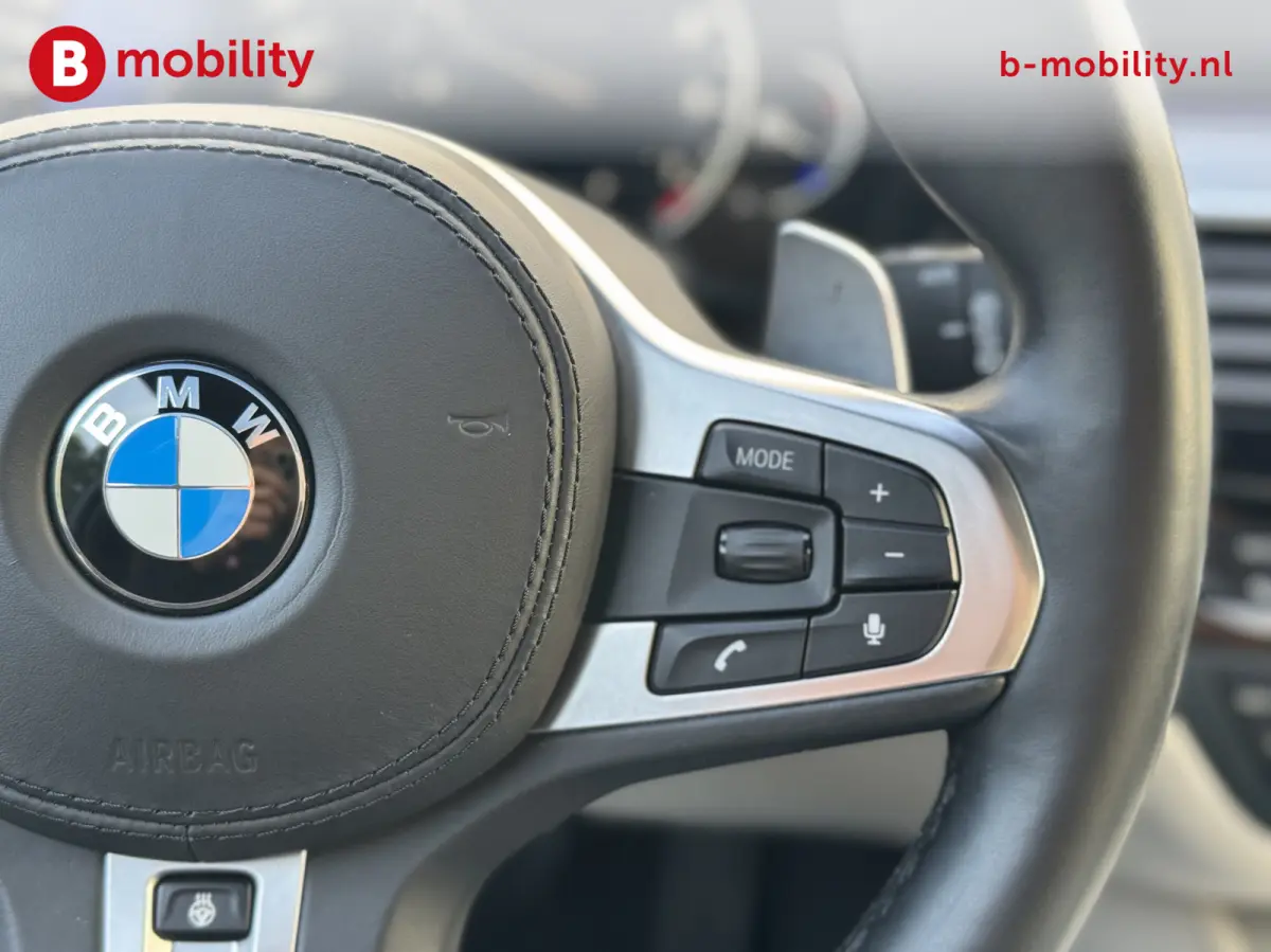 530i High Executive M-Sport 'Mediterran Blau' Trekhaak 2.000kg | Head-Up | Harman Kardon | Driving Assist. | DAB